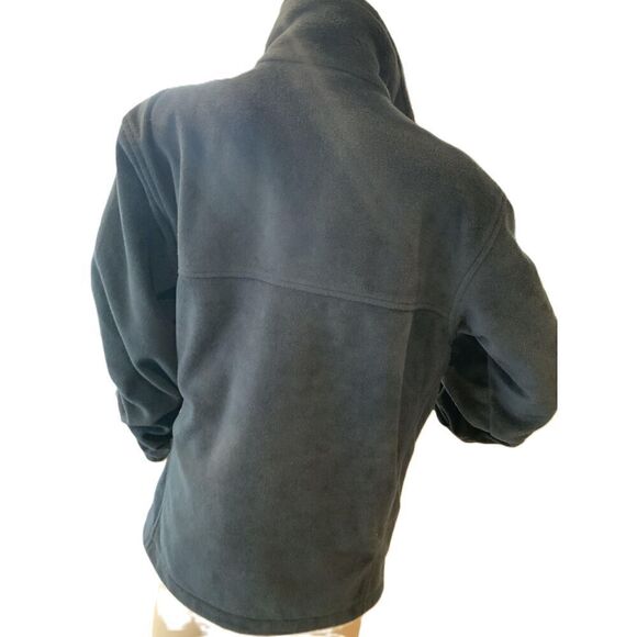 Columbia Black Fleece Full-Zip High Collar Logo Unisex Jacket Size Medium - Picture 6 of 13